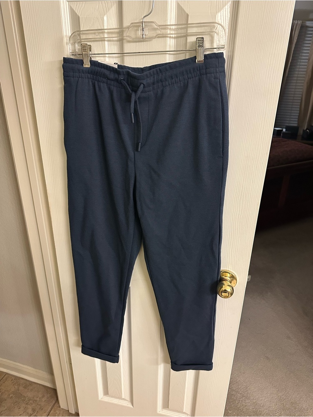 Men's Zara Navy Jogger Pants - Casual Drawstring Comfort
